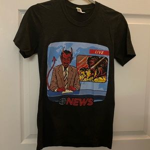 Breaking News Devil Tee